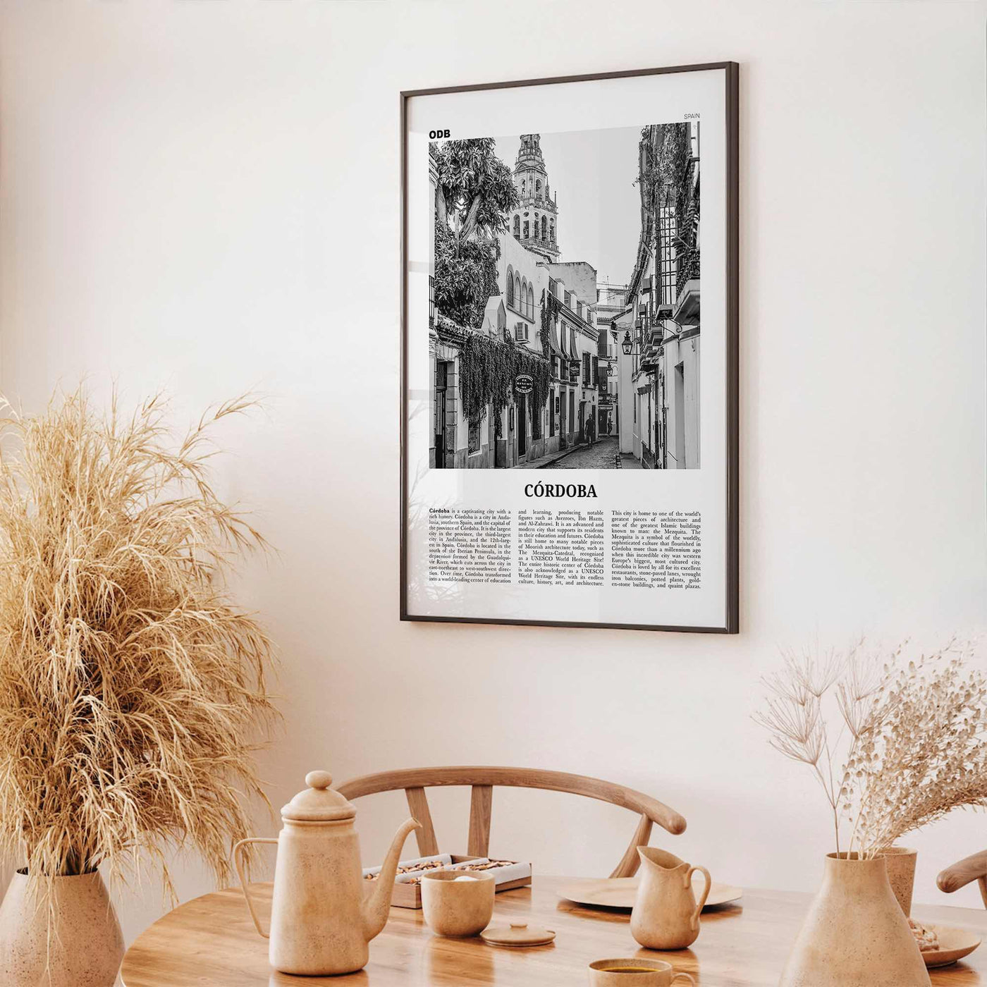 Cordoba Print Black and White Spain, Córdoba Wall Art, Córdoba Poster, Córdoba Photo, Córdoba Wall Decor, Andalucia, Spain, España, Europe