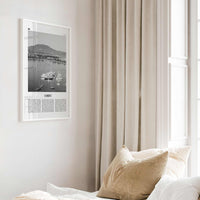 Corfu Print Black and White, Corfu Wall Art, Corfu Poster, Corfu Photo, Corfu Wall Décor, Kerkyra, Κέρκυρα, Greece, Ionian Islands