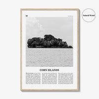 Corn Islands Print Black and White, Corn Islands Wall Art, Corn Islands Poster, Corn Islands Photo, Corn Islands Wall Décor, Nicaragua
