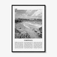 Cornwall Print Black and White, Cornwall Wall Art, Cornwall Poster, Cornwall Photo, Cornwall Wall Décor, Cornwall Map, England, UK