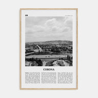Corona Travel B&W Poster