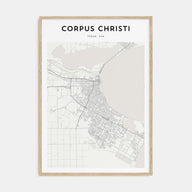 Corpus Christi Map Portrait Poster