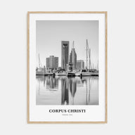 Corpus Christi Portrait B&W Poster