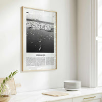 Corralejo Print Black and White, Corralejo Wall Art, Corralejo Poster, Corralejo Photo, Corralejo Wall Décor, Corralejo Map, Spain