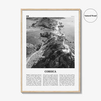 Corsica Print Black and White, Corsica Wall Art, Corsica Poster, Corsica Photo, Corsica Wall Décor, Corse, Ajaccio, France