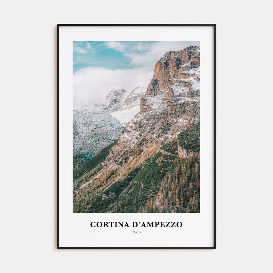 Cortina d'Ampezzo Portrait Color Poster