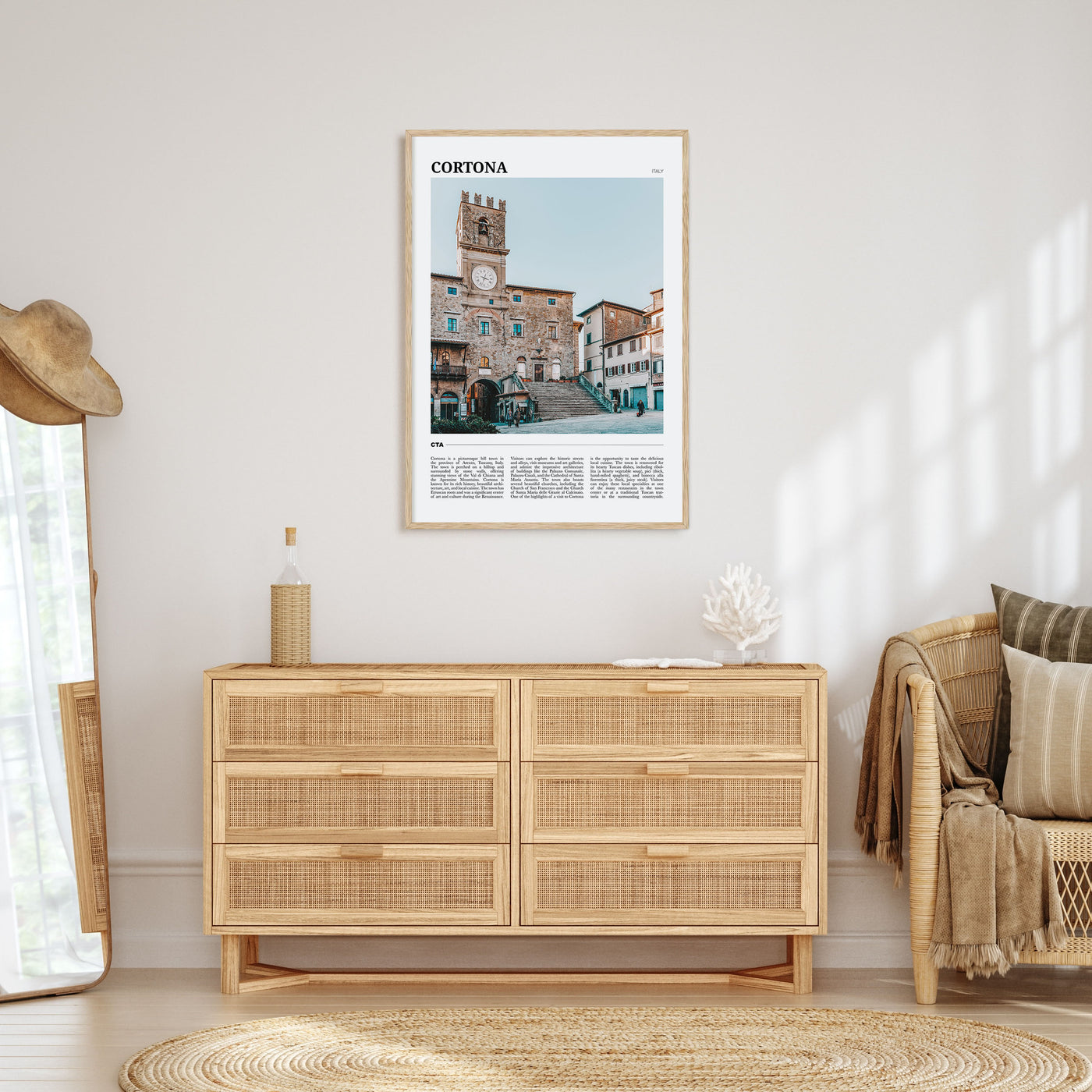 Cortona Travel Color Poster