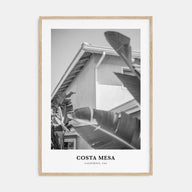 Costa Mesa Portrait B&W Poster