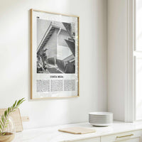 Costa Mesa Print Black and White, Costa Mesa Wall Art, Costa Mesa Poster, Costa Mesa Photo, California, USA, United States, North America