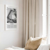 Costa Mesa Print Black and White, Costa Mesa Wall Art, Costa Mesa Poster, Costa Mesa Photo, California, USA, United States, North America