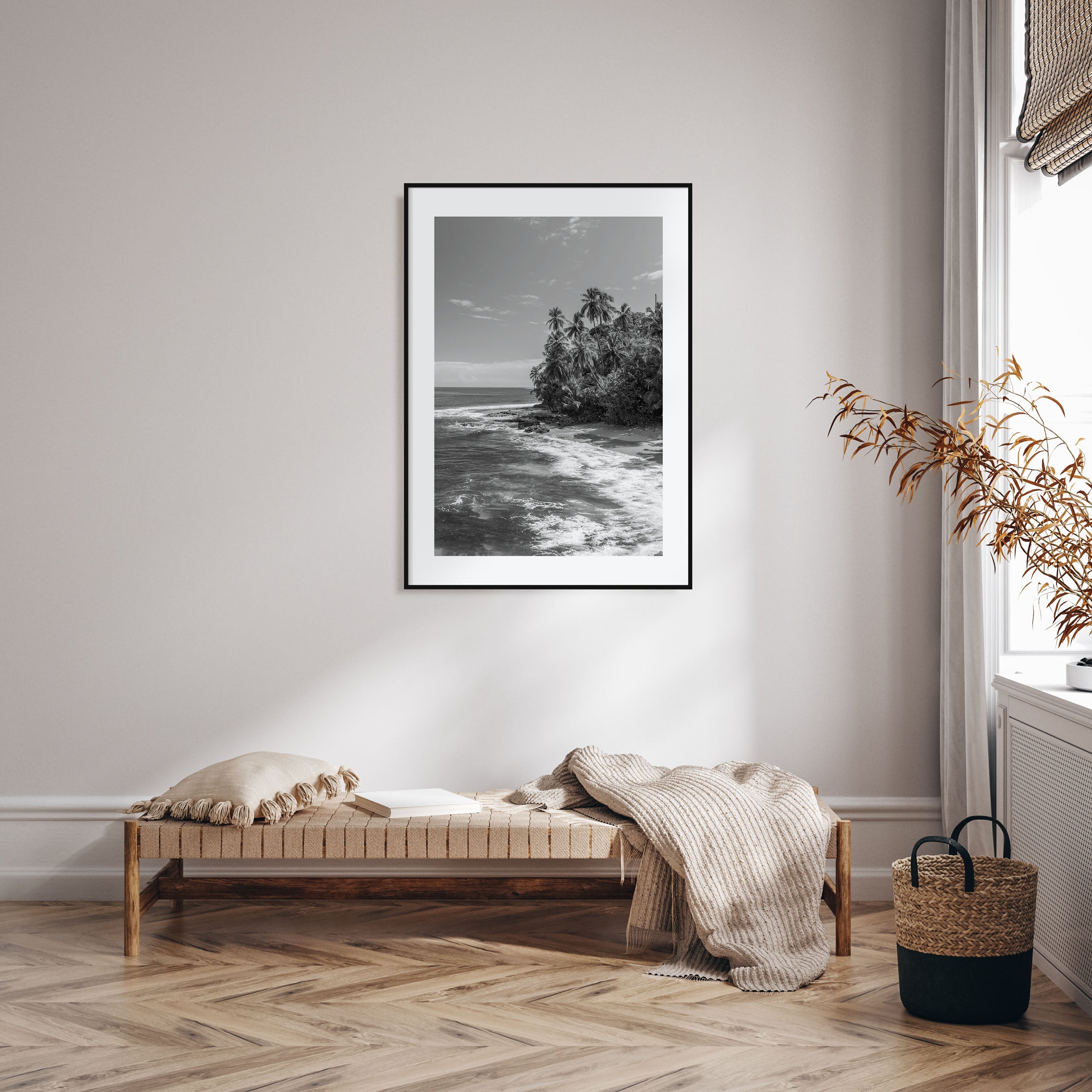 Costa Rica Photo B&W Poster