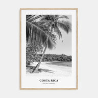 Costa Rica Portrait B&W No 1 Poster
