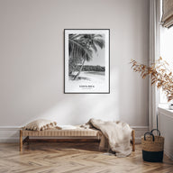 Costa Rica Portrait B&W No 1 Poster