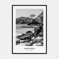 Costa Rica Portrait B&W No 2 Poster