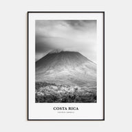 Costa Rica Portrait B&W No 3 Poster