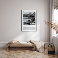 Costa Rica Travel B&W No 1 Poster