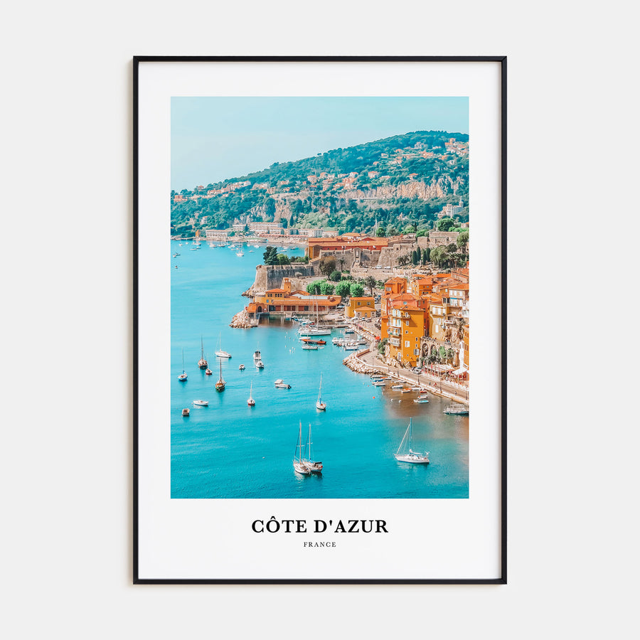 Cote d'Azur Portrait Color No 2 Poster