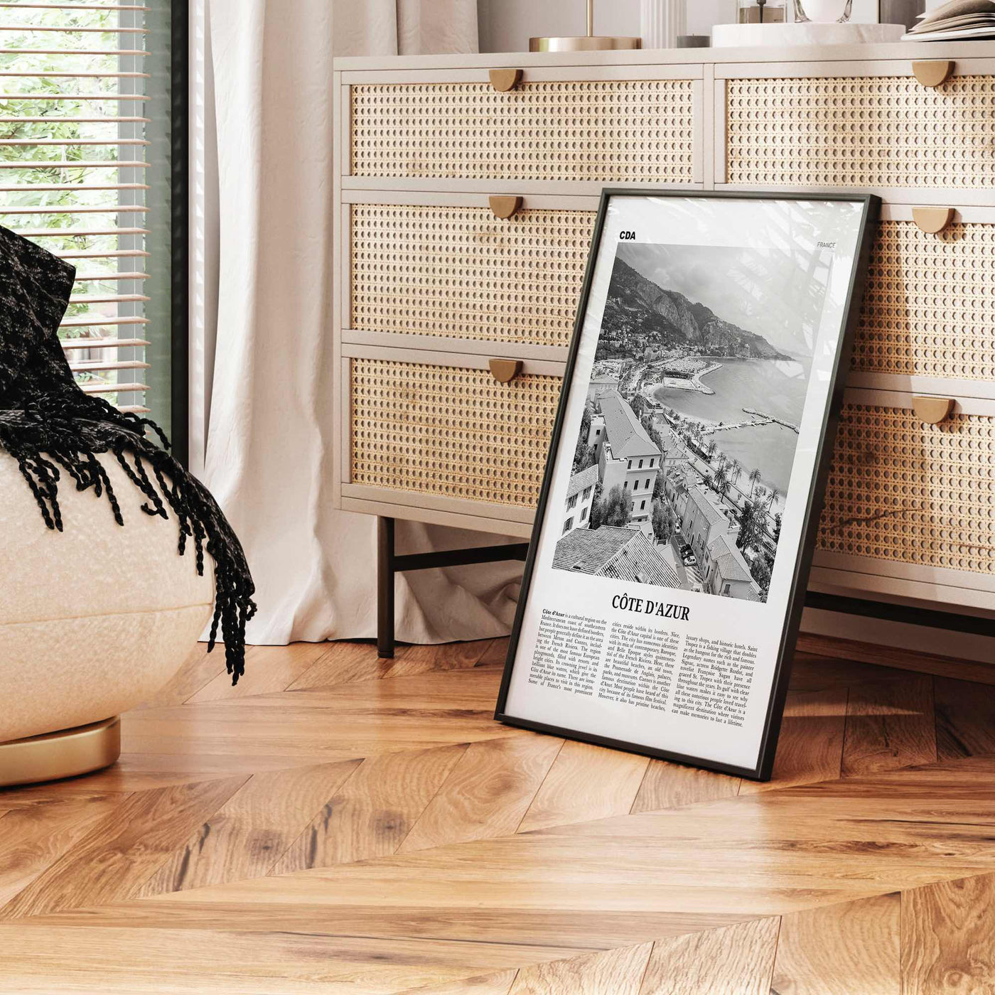 Côte d’Azur Print Black and White, Côte d’Azur Wall Art, Côte d’Azur Poster, Côte d’Azur Photo, France, Côte d'Azur, French Riviera, Azure