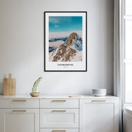 Courchevel Portrait Color Poster