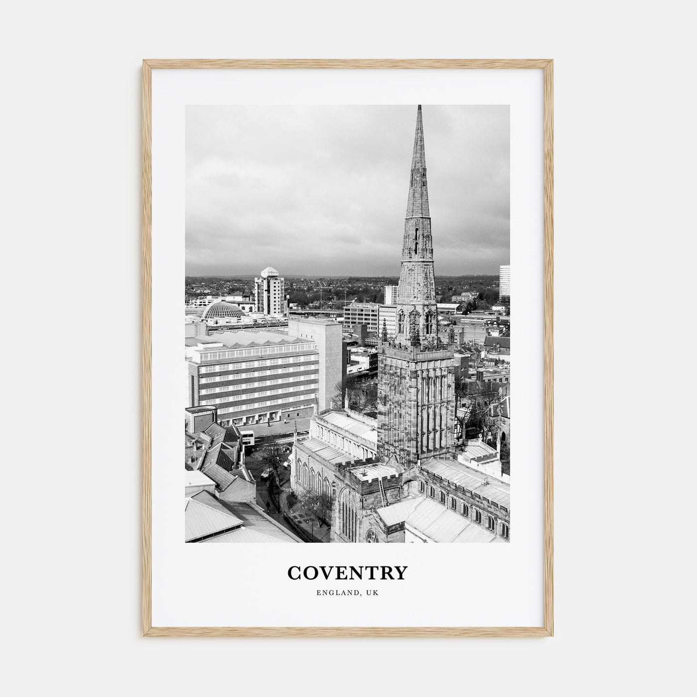 Coventry Portrait B&W Poster