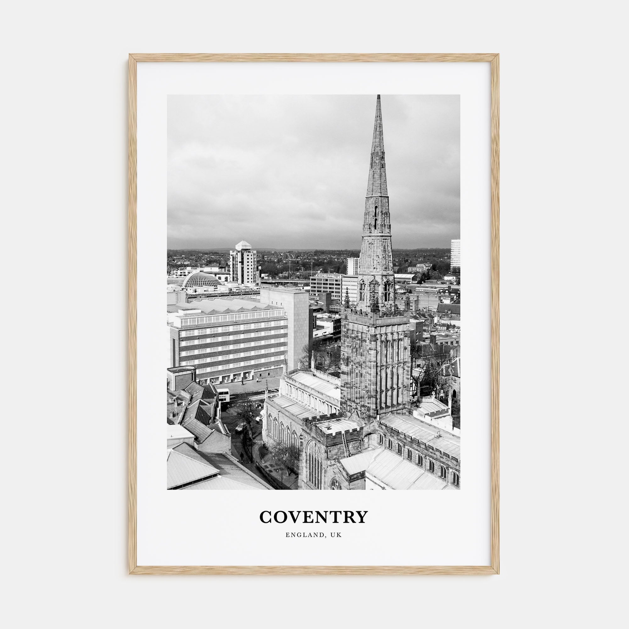 Coventry Portrait B&W Poster