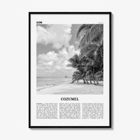 Cozumel Print Black and White, Cozumel Wall Art, Cozumel Poster, Cozumel Photo, Cozumel Wall Décor, Travel Poster Print, Mexico