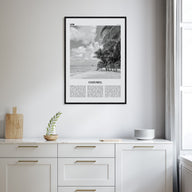 Cozumel Travel B&W Poster