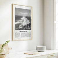 Crescent Head Print Black and White, Crescent Head Art, Crescent Head Poster, Crescent Head Photo, Crescent Head Décor, Crescent Head Map