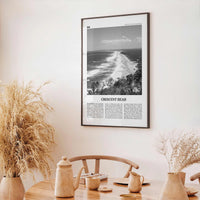 Crescent Head Print Black and White, Crescent Head Art, Crescent Head Poster, Crescent Head Photo, Crescent Head Décor, Crescent Head Map