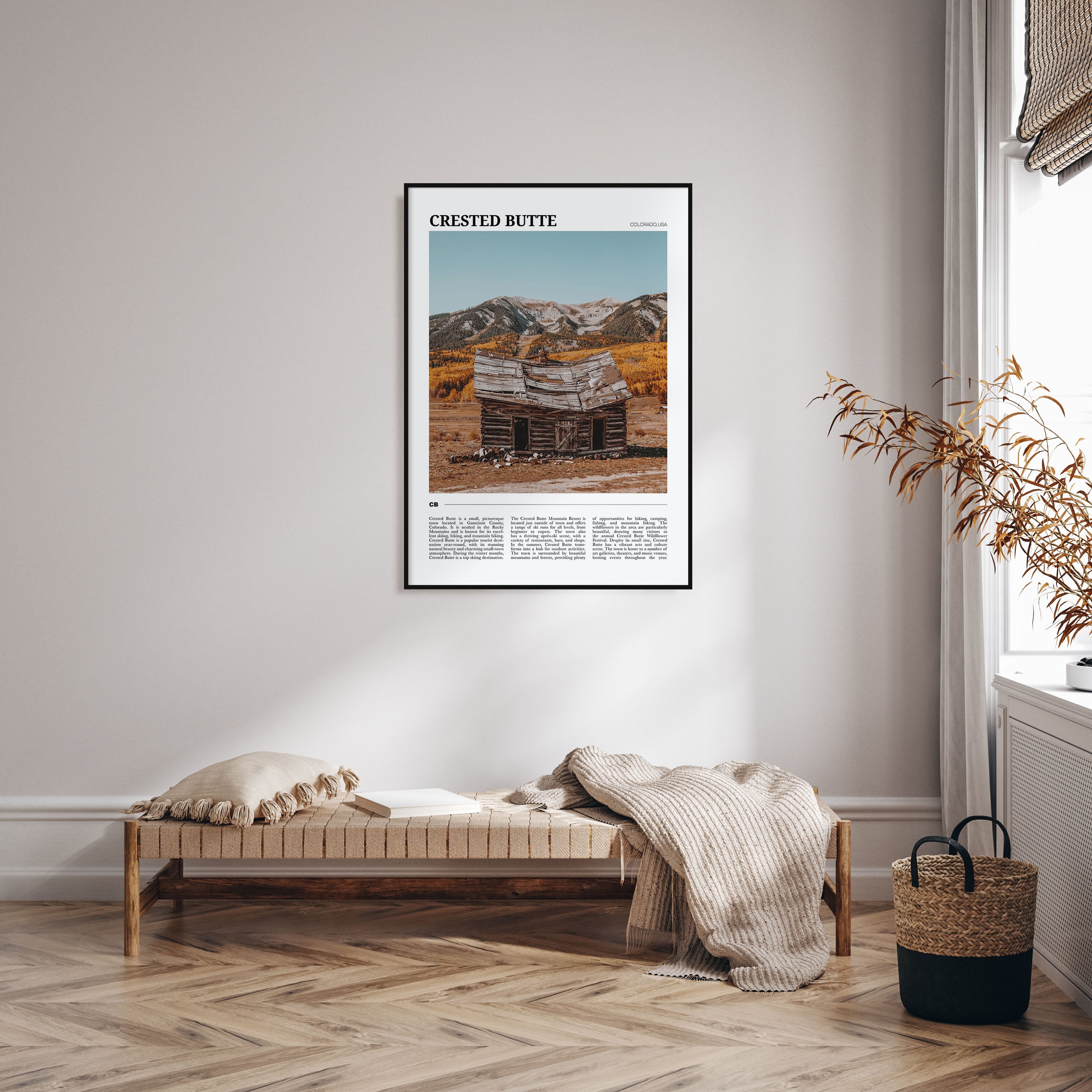 Crested Butte Travel Color Poster