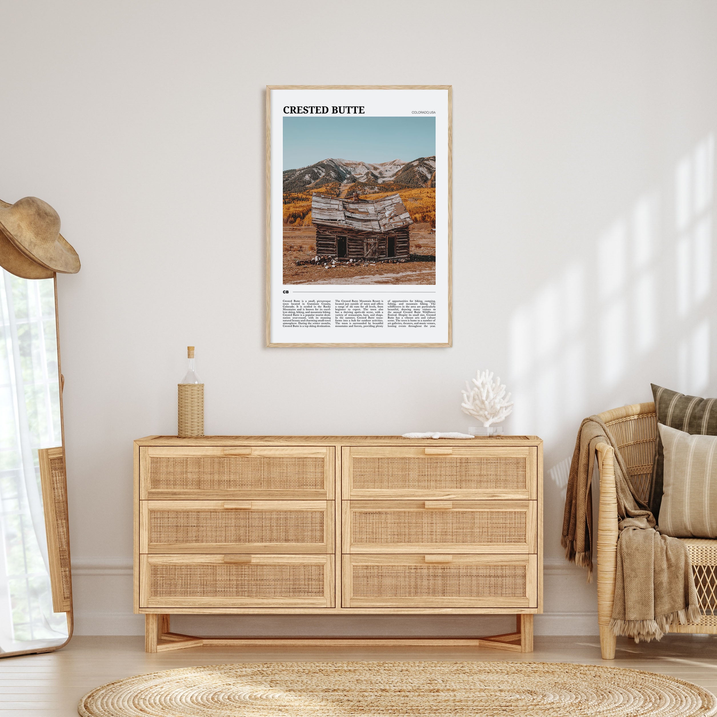 Crested Butte Travel Color Poster