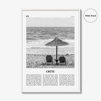 Crete Print Black and White, Crete Wall Art, Crete Poster, Crete Photo, Crete Wall Décor, Κρήτη, Kríti, Krḗtē, Greek, Crete Island
