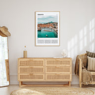 Croatia Travel Color Poster