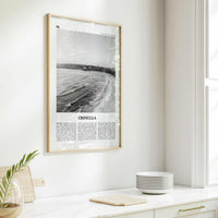 Cronulla Print Black and White, Cronulla Wall Art, Cronulla Poster, Cronulla Photo, Cronulla Wall Décor, Sydney, Australia