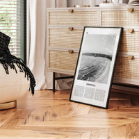 Cronulla Print Black and White, Cronulla Wall Art, Cronulla Poster, Cronulla Photo, Cronulla Wall Décor, Sydney, Australia