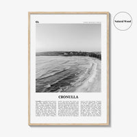 Cronulla Print Black and White, Cronulla Wall Art, Cronulla Poster, Cronulla Photo, Cronulla Wall Décor, Sydney, Australia