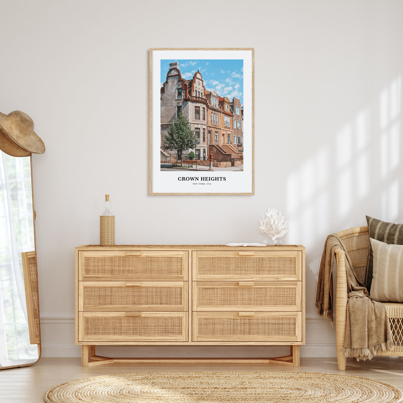 Crown Heights Portrait Color Poster