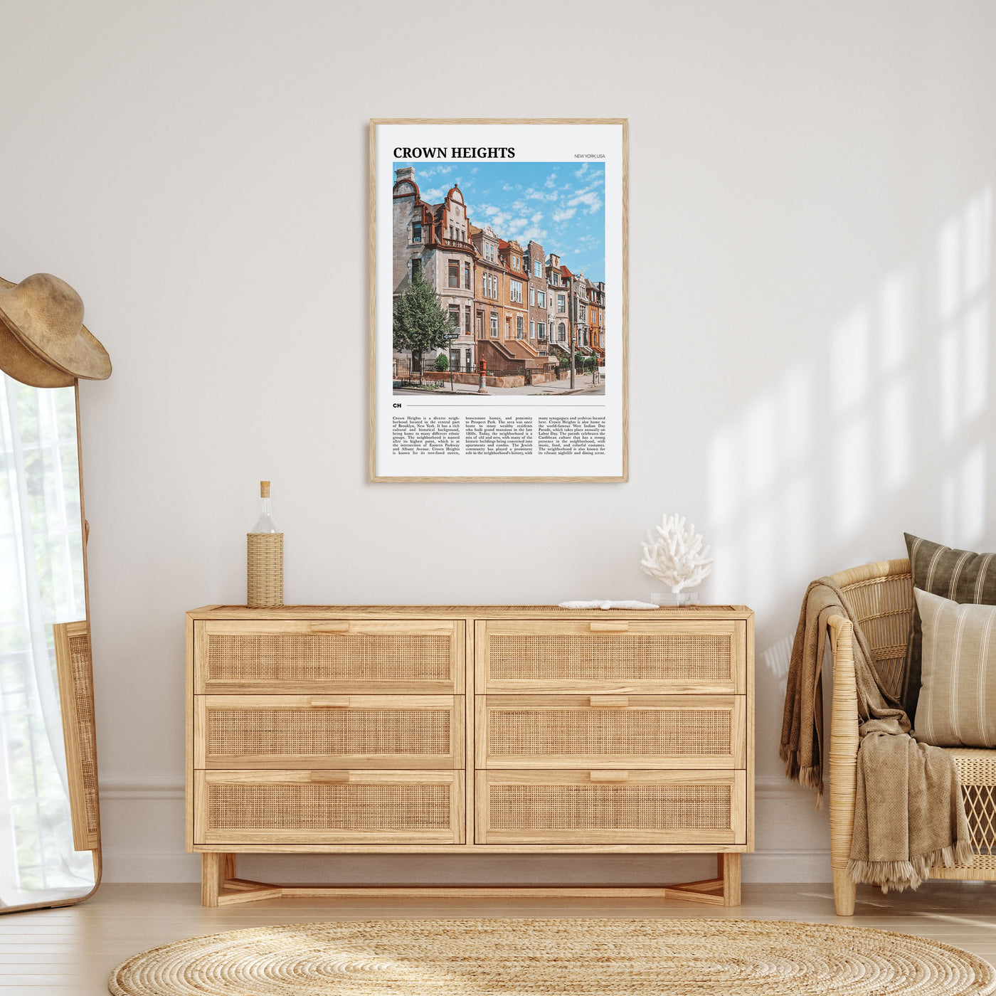 Crown Heights Travel Color Poster