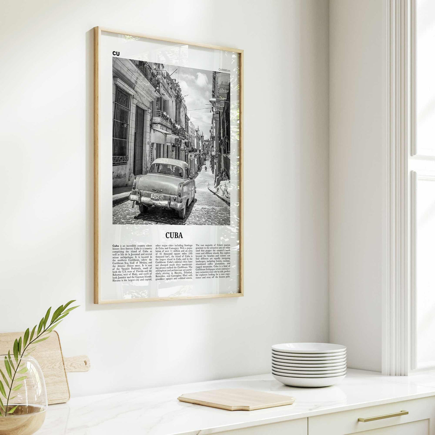 Cuba Print Black and White No 1, Cuba Wall Art, Cuba Poster, Cuba Photo, Cuba Wall Decor, Country Art Print, Havana, Cuban, Caribbean