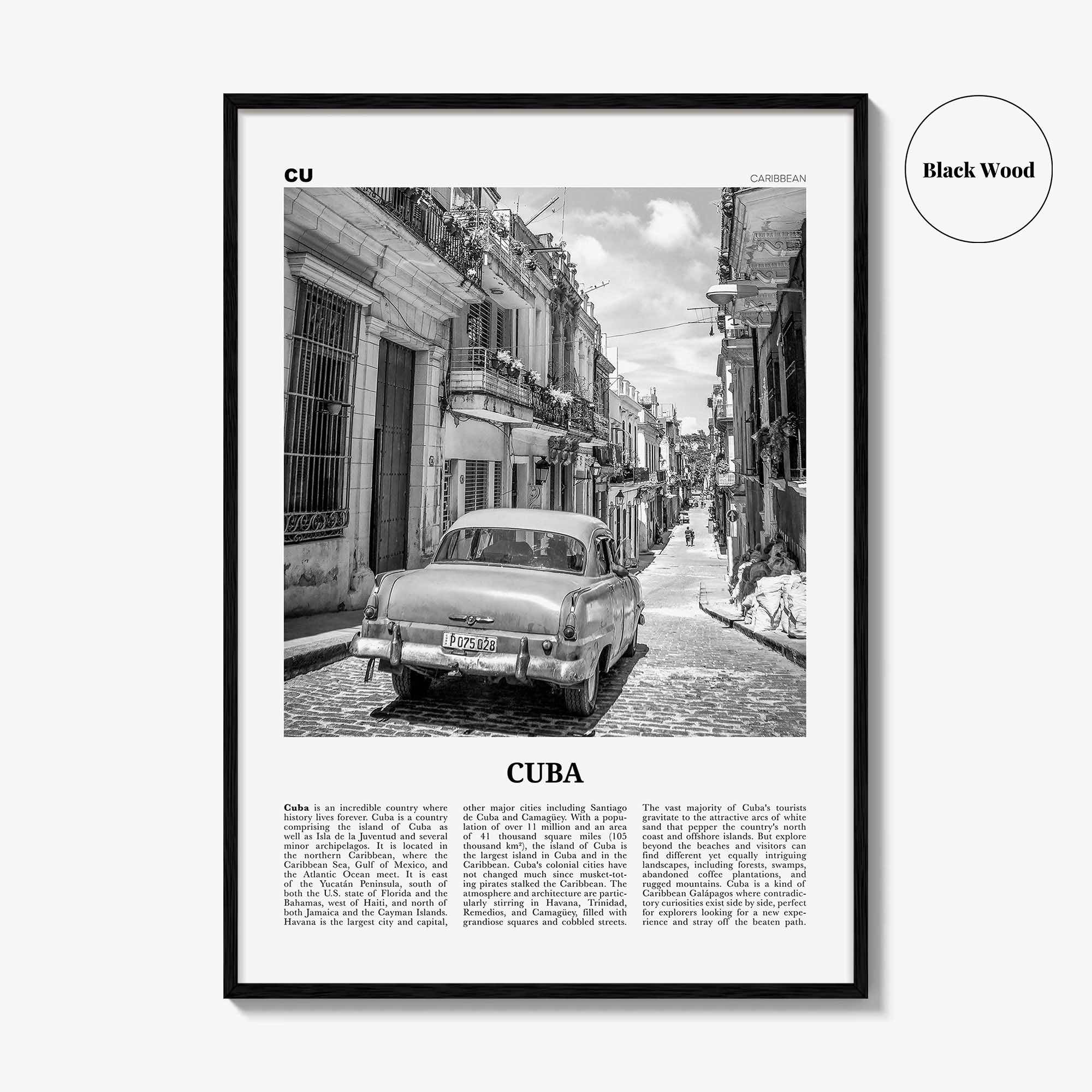 Cuba Print Black and White No 1, Cuba Wall Art, Cuba Poster, Cuba Photo, Cuba Wall Decor, Country Art Print, Havana, Cuban, Caribbean