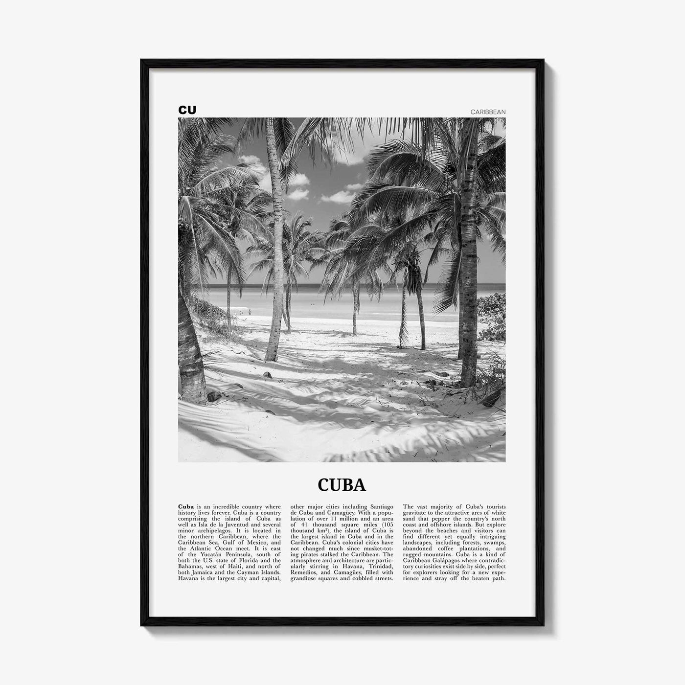 Cuba Print Black and White No 3, Cuba Wall Art, Cuba Poster, Cuba Photo, Cuba Wall Decor, Country Art Print, Havana, Cuban, Caribbean