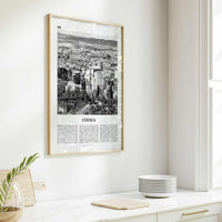 Cuenca Print Black and White Spain, Cuenca Wall Art, Cuenca Poster, Cuenca Photo, Cuenca Wall Décor, Spain, Castilla-La Mancha, España