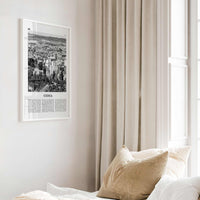 Cuenca Print Black and White Spain, Cuenca Wall Art, Cuenca Poster, Cuenca Photo, Cuenca Wall Décor, Spain, Castilla-La Mancha, España