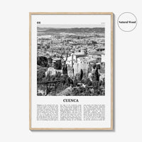 Cuenca Print Black and White Spain, Cuenca Wall Art, Cuenca Poster, Cuenca Photo, Cuenca Wall Décor, Spain, Castilla-La Mancha, España