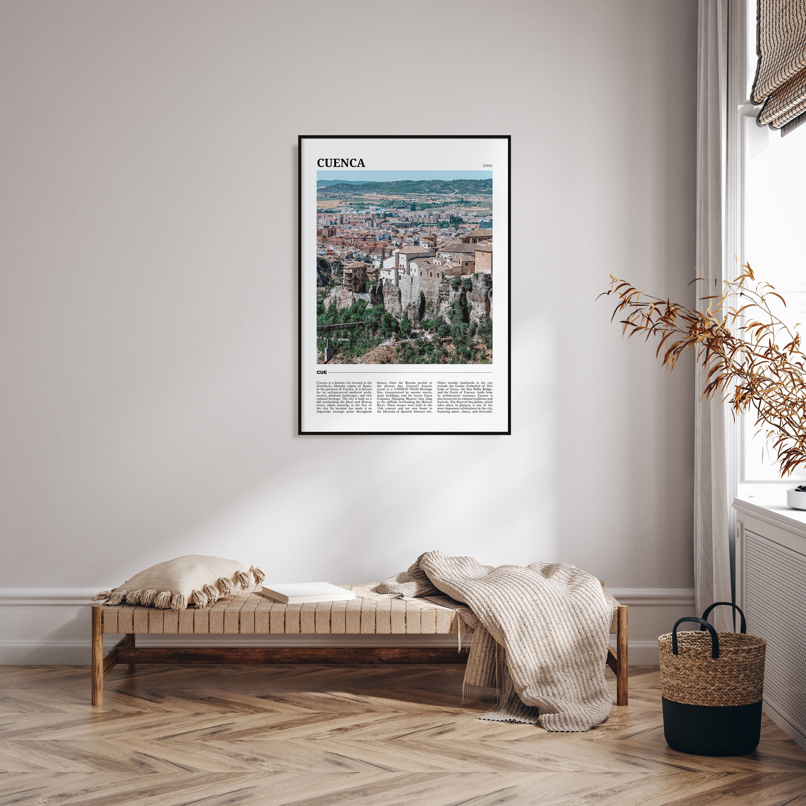 Cuenca, Spain Travel Color Poster
