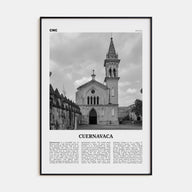 Cuernavaca Travel B&W Poster