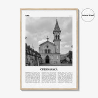 Cuernavaca Print Black and White, Cuernavaca Wall Art, Cuernavaca Poster, Cuernavaca Photo, Cuernavaca Wall Décor, Cuernavaca Map, Mexico