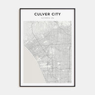Culver City Map Portrait Poster