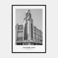 Culver City Portrait B&W Poster