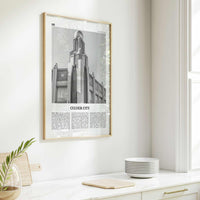 Culver City Print Black and White, Culver City Wall Art, Culver City Poster, Culver City Photo, California, USA United States, North America